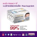 HB MEDICAL MASK - KHẨU TRANG Y TẾ 4 LỚP THAN HOẠT TÍNH KHÁNG KHUẨN