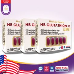 COMBO LIỆU TRÌNH 3 HỘP HB GLUTATHION-C PLUS (30 viên)