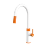  Vòi rửa bát dây rút Konox Lasi Orange 