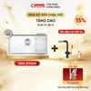  Chậu rửa bát Konox Tari 870SM + VÒI RỬA BẤT KỲ TẶNG BỘ DAO 7 MÓN 