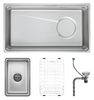  Chậu rửa 1 hố lắp âm Inox 304 chống xước GrandX GX8045LV Volcano 