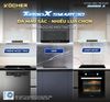  Máy hút mùi âm tủ Kocher Turbo X Smart 3D | X3D-350T 