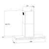  Máy Hút Mùi Áp Tường Malloca Slim MH9045TS 