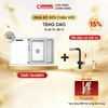  Chậu rửa âm Konox  Tari 7648SM + VÒI BẤT KỲ TẶNG BỘ DAO 5 MÓN 