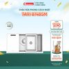  Chậu rửa âm Konox Tari 8748SM Tặng bộ dao 7 món Gouter 