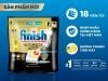  Viên rửa chén Finish Powerball Ultimate Plus 18 viên hương chanh 