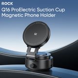  Giá Đỡ Điện Thoại Đa Năng Đế Hút Chân Không Điện ROCK Q16 Pro (Xoay 360°, 33mm one-way extension with 180° angle adjustment, pin 130mAh) 