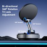  Giá Đỡ Điện Thoại Đa Năng Đế Hút Chân Không ROCK QS6 (Vacuum Suction, 360° Rotatable Base, Three-axis Rotatable and Foldable, N52 Strong Neodymium Magnet) 