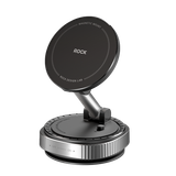 Giá Đỡ Điện Thoại Đa Năng Đế Hút Chân Không ROCK QS6 (Vacuum Suction, 360° Rotatable Base, Three-axis Rotatable and Foldable, N52 Strong Neodymium Magnet) 