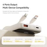  Pin Dự Phòng ROCK P65 10000mAh 22.5W (CCC / 3C Certification, with Built-in Cables, Smart Digital Display) 