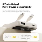  Pin Dự Phòng ROCK Crayon Shinchan P55 10000mAh 10W (with Built-in Cables, Smart Digital Display) 