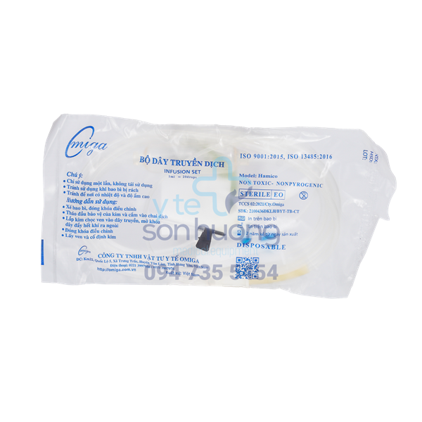 Bộ dây truyền dịch Kim cánh bướm Omiga