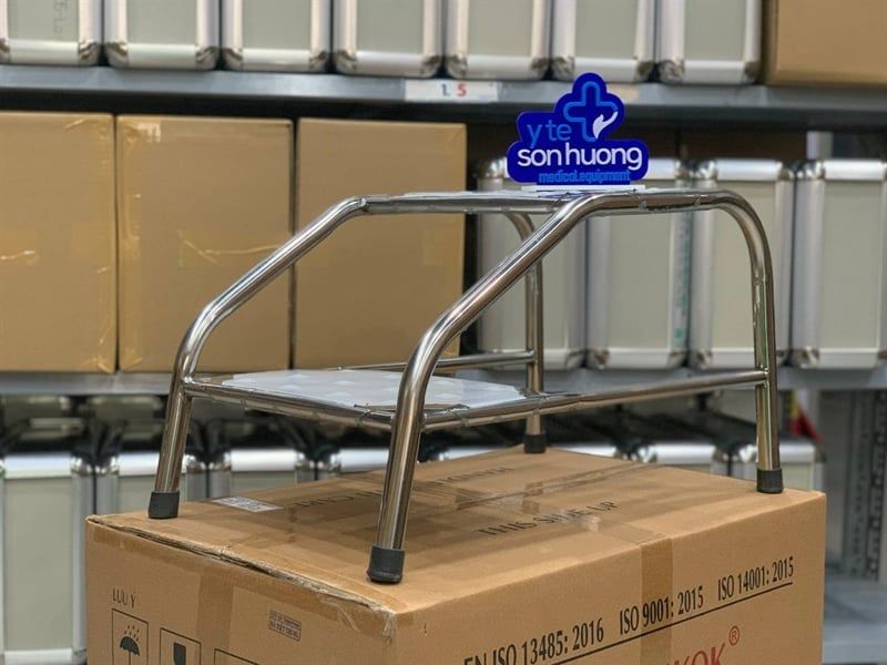 Bục Inox 2 tầng
