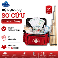 Bộ dụng cụ sơ cấp cứu TT19 - A (Túi đỏ)