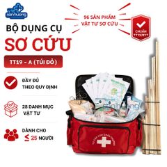 Bộ dụng cụ sơ cấp cứu TT19 - A (Túi đỏ)