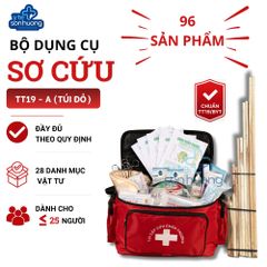 Bộ dụng cụ sơ cấp cứu TT19 - A (Túi đỏ)