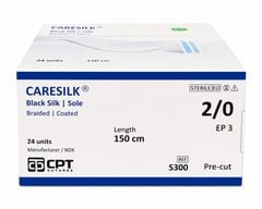 Chỉ phẫu thuật không tiêu CareSilk CPT S300 số 2/0, dài 150 cm, không kim