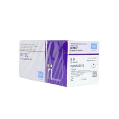 Chỉ phẫu thuật tự tiêu Mitsu Polyglactin 910 PGN509105 số 5/0 dài 75cm kim tròn 1/2C 17mm
