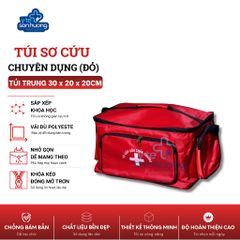 Túi cứu thương Đỏ Trung (size M - 30x20x20cm)