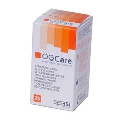 Que thử đường huyết OG Care (hộp 25 que)