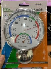 Nhiệt ẩm kế tròn lớn vành nhựa size 13cm TH101B PT