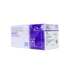 Chỉ phẫu thuật tự tiêu Mitsu Polyglactin 910 PGN409113 số 4/0 dài 75cm kim tròn 1/2C 20mm