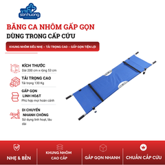 Băng ca cứu thương (cáng cứu thương nhôm)