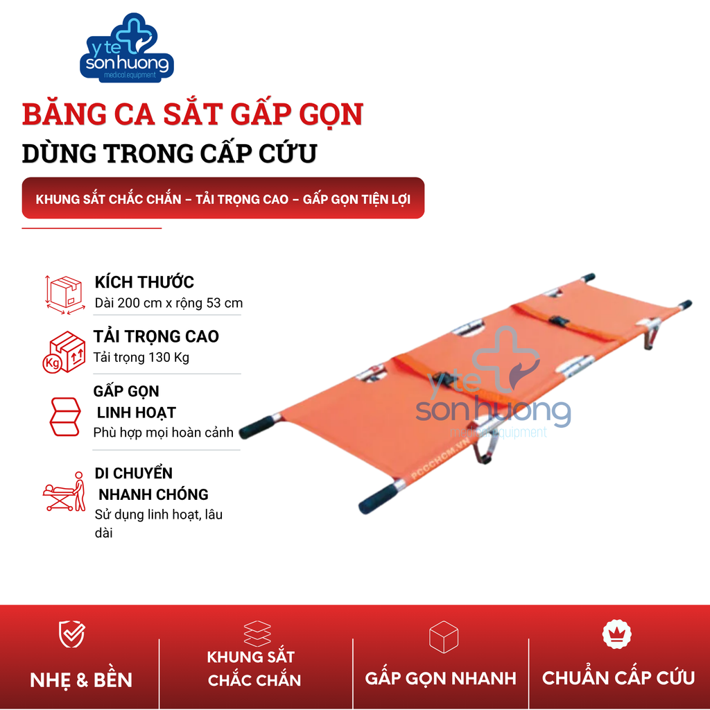 Băng ca cứu thương (cáng cứu thương sắt)