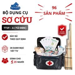 Bộ dụng cụ sơ cấp cứu TT19 - A (Túi đen)