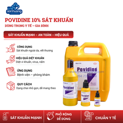 Dung dịch sát khuẩn Povidine 10% 90ml (Vàng)