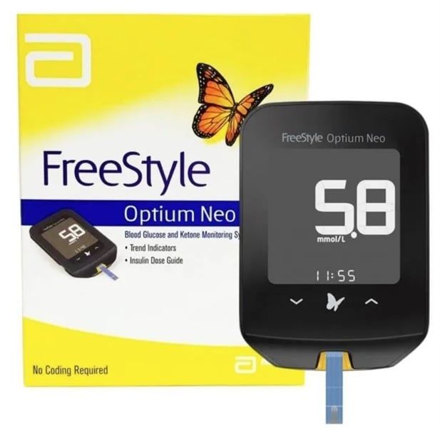 Máy đo đường huyết & ketone Freestyle Optium Neo