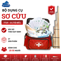 Bộ dụng cụ sơ cấp cứu TT19 - B (Túi đỏ)