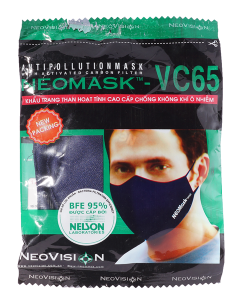 Khẩu trang than hoạt tính Neomask VC65 (chính hãng)