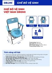 Ghế bô vệ sinh Oromi