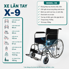 Xe Lăn Thường Lucass X-9