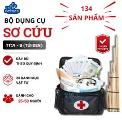 Bộ dụng cụ sơ cấp cứu TT19 - B (Túi đen)