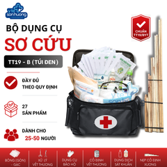 Bộ dụng cụ sơ cấp cứu TT19 - B (Túi đen)