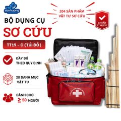 Bộ dụng cụ sơ cấp cứu TT19 - C (Túi đỏ)