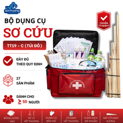 Bộ dụng cụ sơ cấp cứu TT19 - C (Túi đỏ)