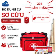 Bộ dụng cụ sơ cấp cứu TT19 - C (Túi đỏ)