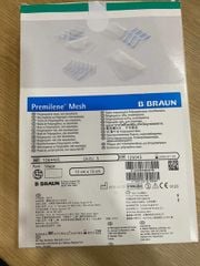 Lưới điều trị thoát vị 10 × 15 cm B. Braun Premilene mesh