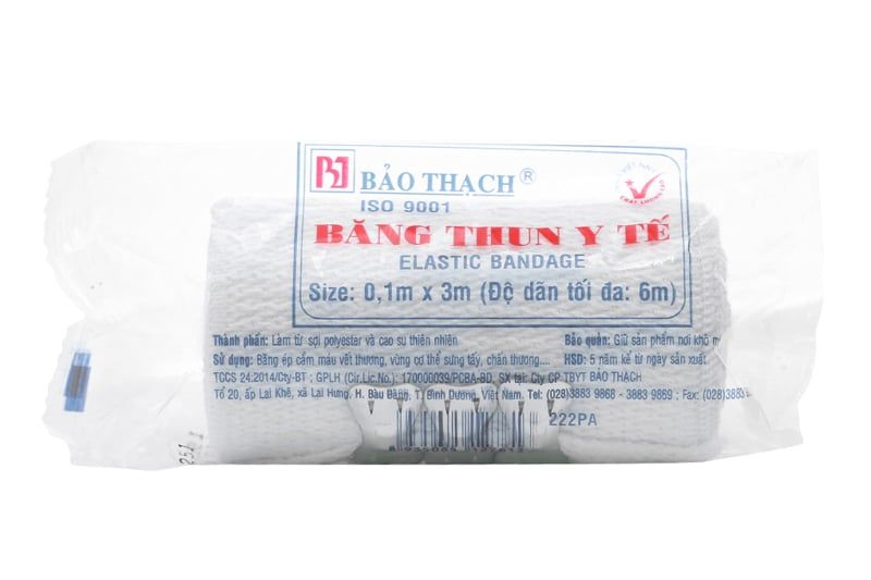 Băng thun Bảo Thạch 0.1 x 3m