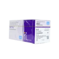 Chỉ khâu phẫu thuật tự tiêu Mitsu Polyglactin 910 PGN609981 số 6/0 dài 45cm kim tròn 1/2C 13mm