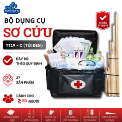 Bộ dụng cụ sơ cấp cứu TT19 - C (Túi đen)