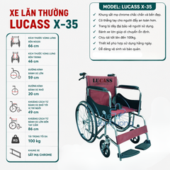 Xe Lăn Thường Lucass X-35