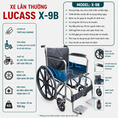 Xe Lăn Thường Lucass X-9B