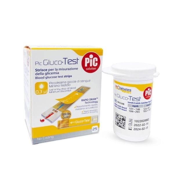 Que thử đường huyết Pic Gluco.Test