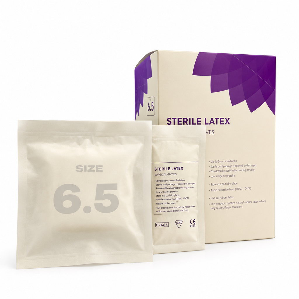 Găng tay phẫu thuật Latex có bột tiệt trùng GPT Gloves