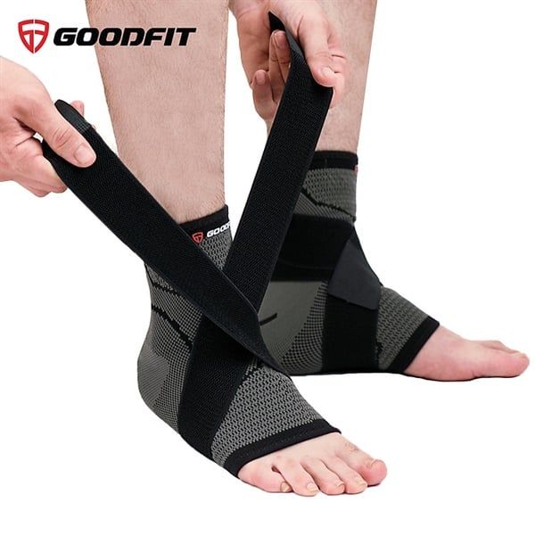 Băng bảo vệ cổ chân thể thao đàn hồi GoodFit GF614A (1 đôi)