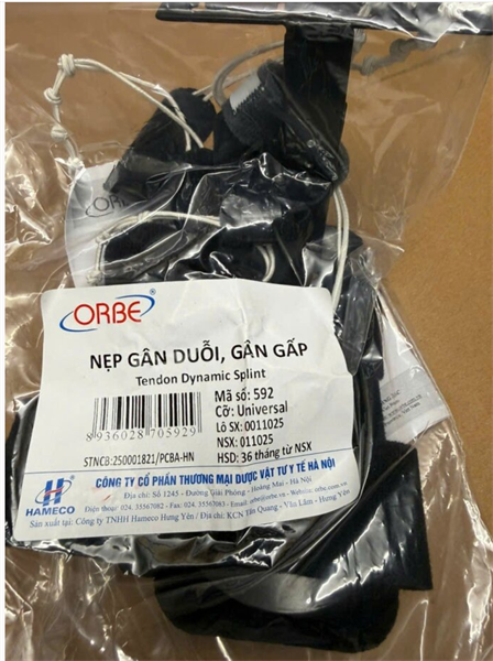 Nẹp gân gấp gân duỗi
